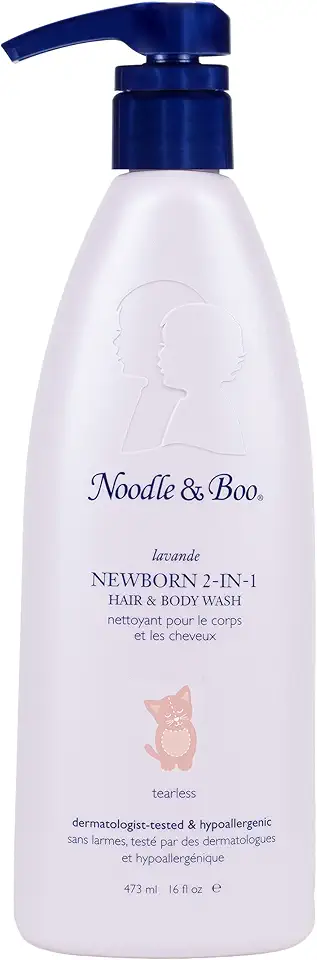 Noodle &amp; Boo Lavender Newborn and Baby 2-in-1 Hair &amp; Body Wash, 16 fl. oz.