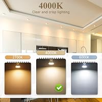 DiCUNO GU5.3 LED Izzó 5W - Dimmelhető MR16 Spotlámpa, Természetes Fehér 4000K, 500LM, 50W Halogén Helyettesítő, 120° Szórási Szög, Beltéri S 6