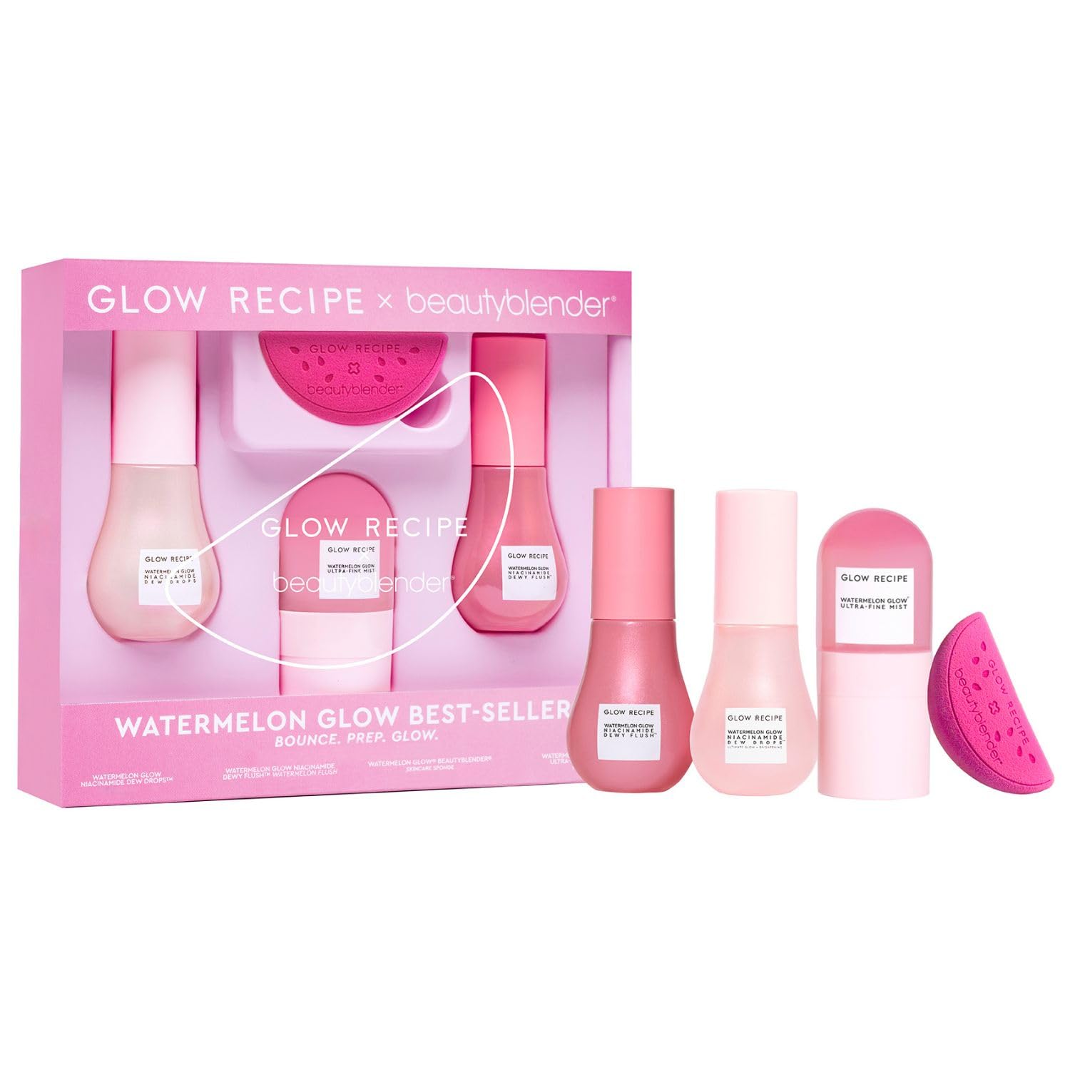 Glow Recipe x Beautyblender: Watermelon Skin & Makeup Prep Set