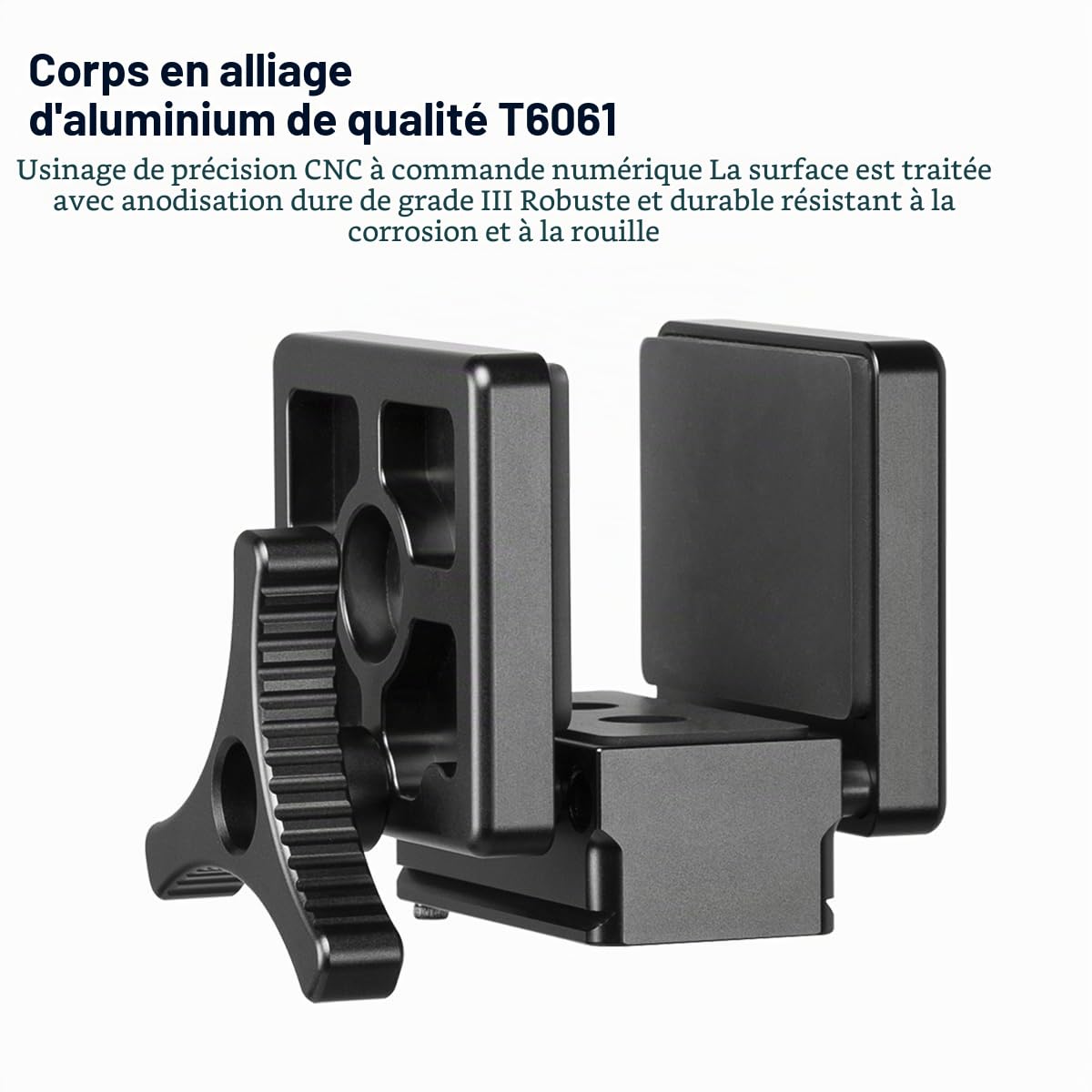 FANAUE Arca Swiss Support de fusil Pince pour trépied de chasse avec plaque à dégagement rapide, trépied de tir, rotule avec précision accrue et adaptateur de chasse et de tir