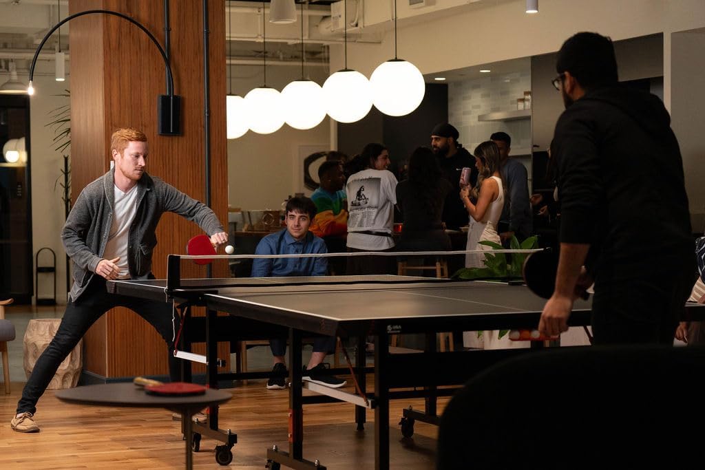 playing ping-pong