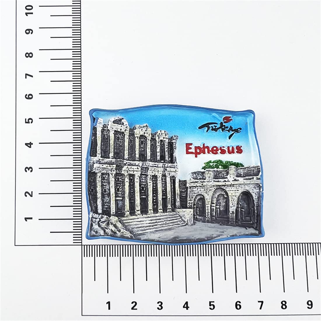 Efeso Turquía Éfeso Imán Imán Nevera Nevera Decoración Adhesivo Recuerdo Resina Manualidades Cocina Pizarra Blanca
