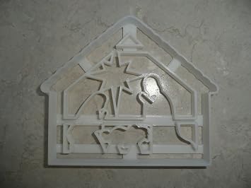 Nativity Manger Scene Baby Jesus Mary Joseph Star Cookie Cutter Made In Usa Pr4495