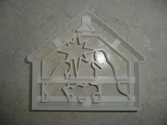 Nativity Manger Scene Baby Jesus Mary Joseph Star Cookie Cutter Made In Usa Pr4495