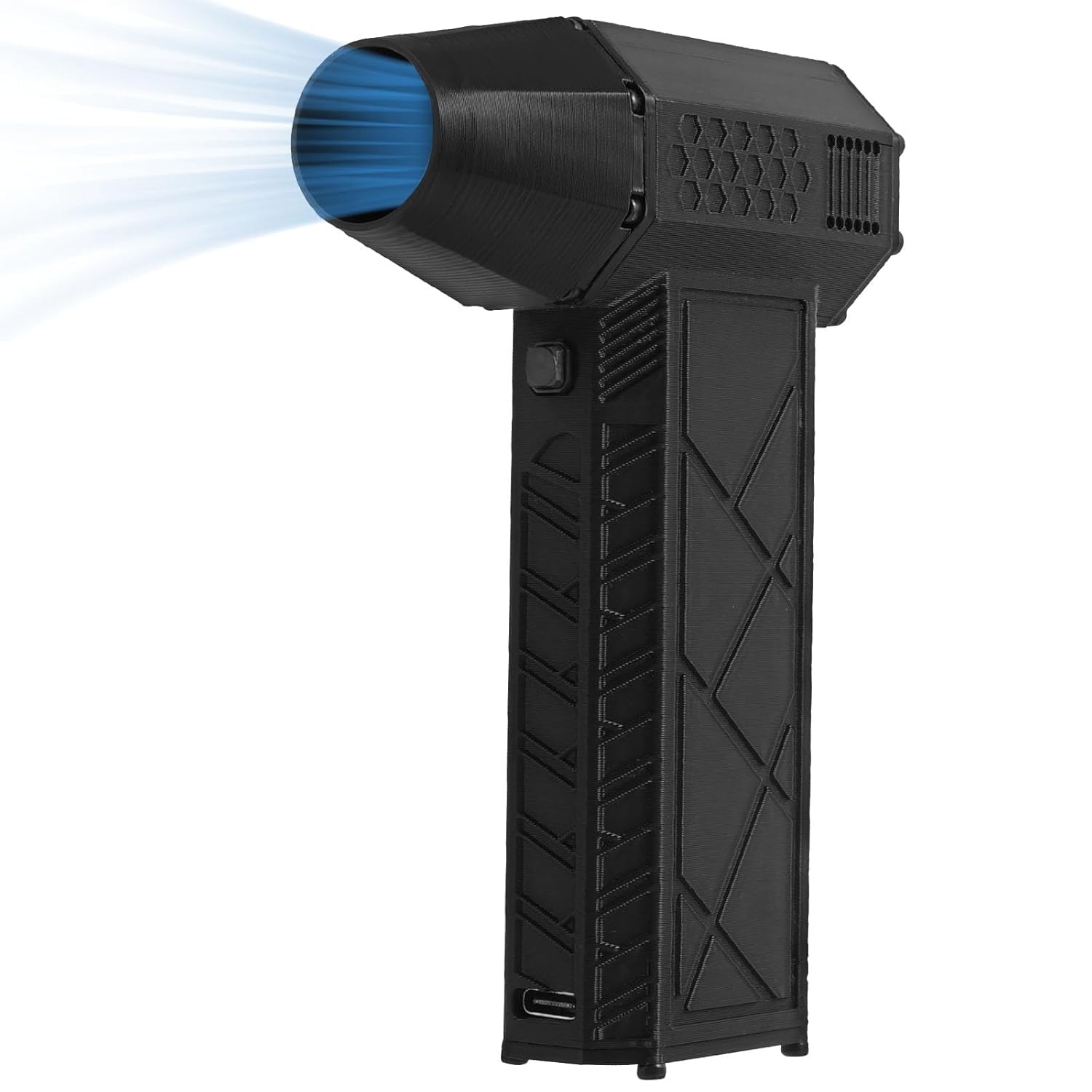 twinzen mini jet blower, portable hand held powerful fan mini turbo jet fan turbo violent fan 1,30,000 rpm powerful blower with high-speed duct fan for cleaning, outdoor, camp