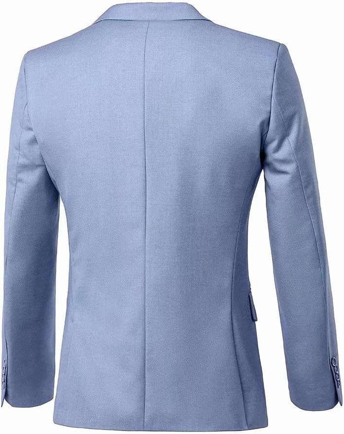 Yanlu Men's Light Purple Prom Suits - 3 Piece 2 Button Casual Tuxedos with Notch Lapel - LP-4236
