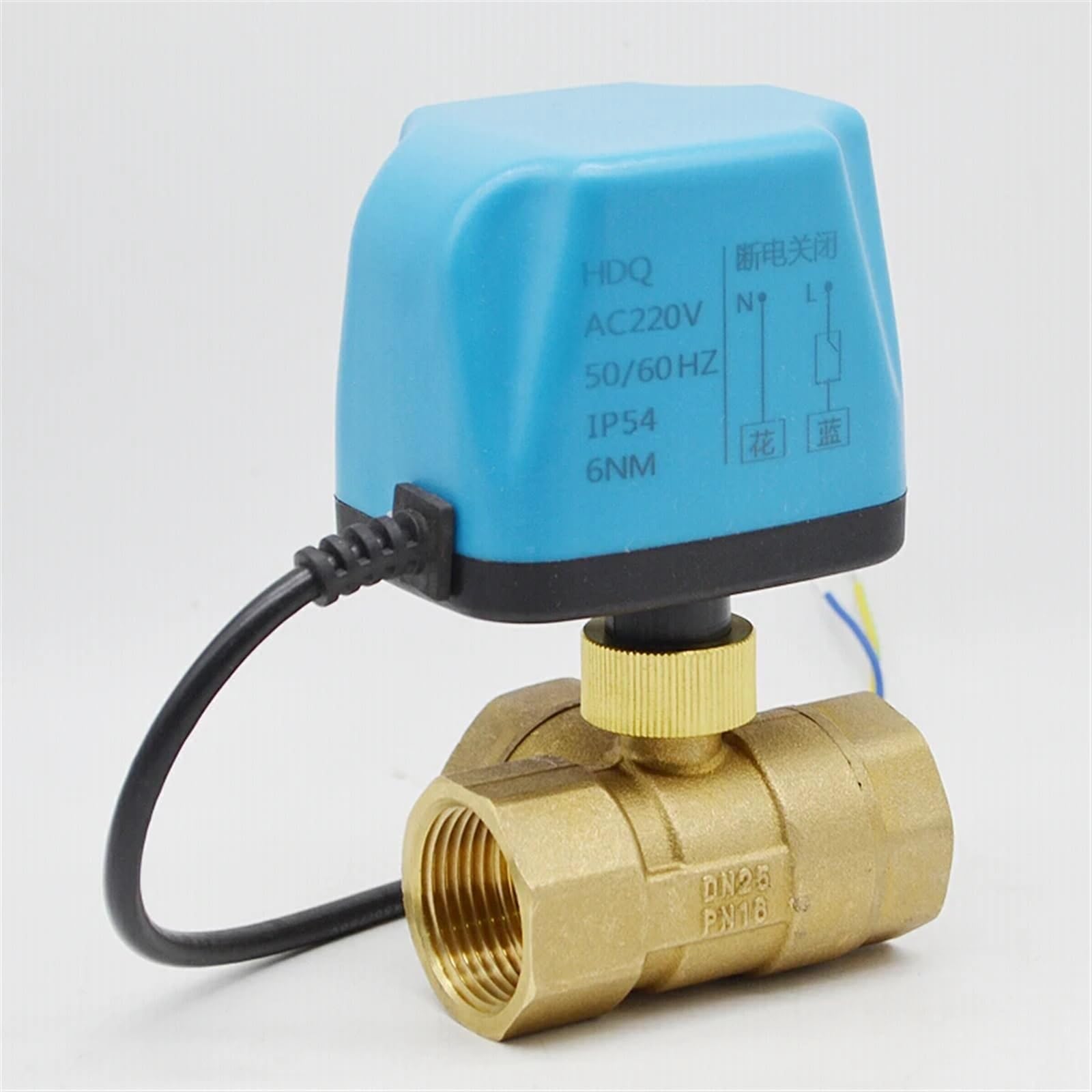 1/5.1 cm 3/10.2 cm 2.5 cm 5.1 cm trójdrożny 220 V 12 V 24 V 2-przewodowy mosiężny elektryczny zawór kulowy normalnie zamknięty zmotoryzowany zawór kulowy (1/5.1 cm, 12VDC_NORMALLY OPEN)