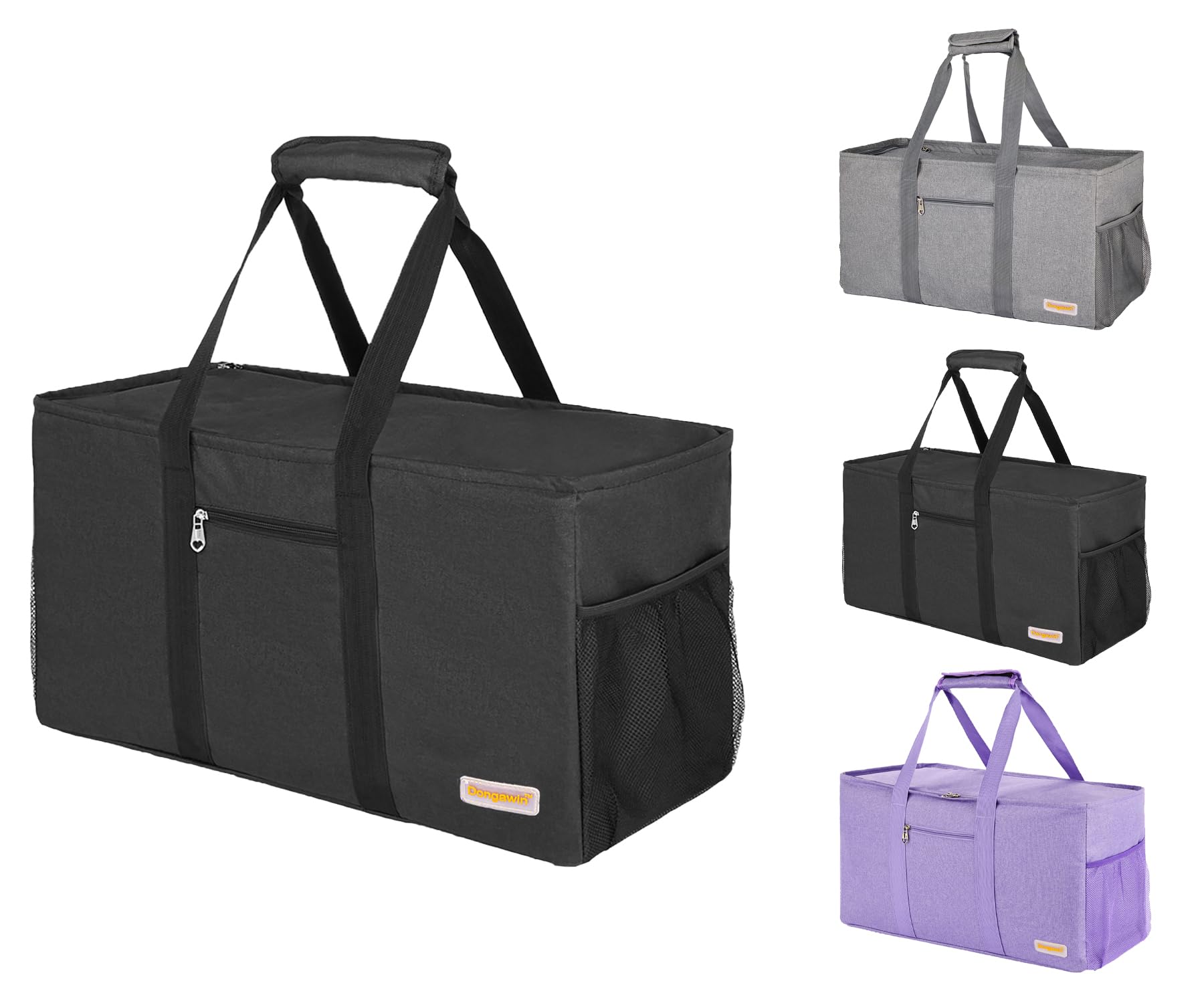 Dongawin Extra Large Utility Tote, Waterproof Beach & Picnic Bag, Foldable & Reusable Storage