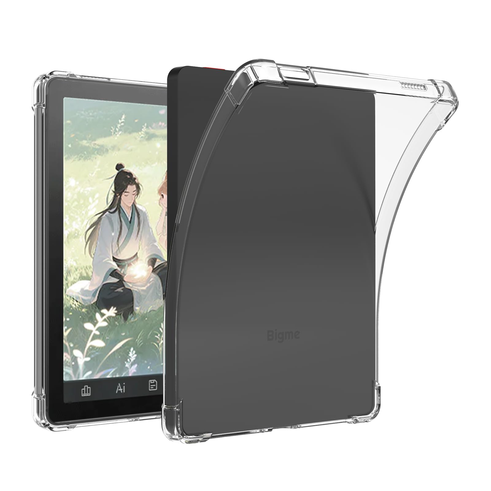 Amazon.com: BOZHUORUI Case for Bigme B6 Color/Bigme B6 B/W,Clear