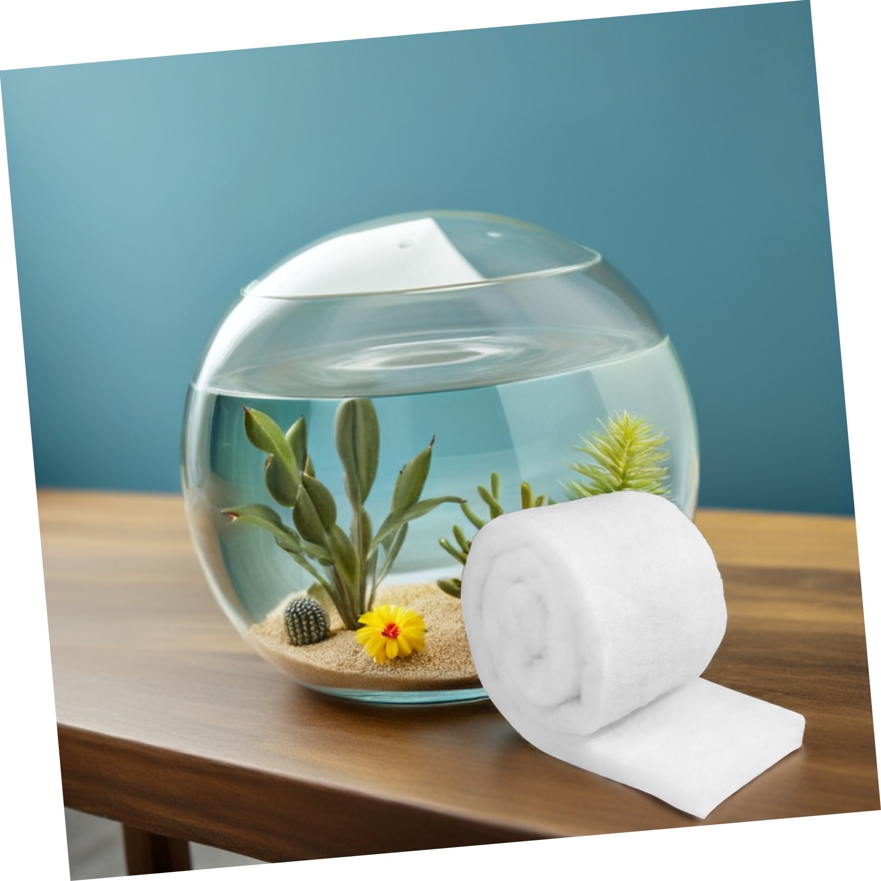 Mipcase 10 Piezas Almohadillas de Esponja de Alta Densidad para Filtro de Acuario Grosor Reemplazo para Filtros de Esquina y Estanques Material Biológico para Claridad de Agua y