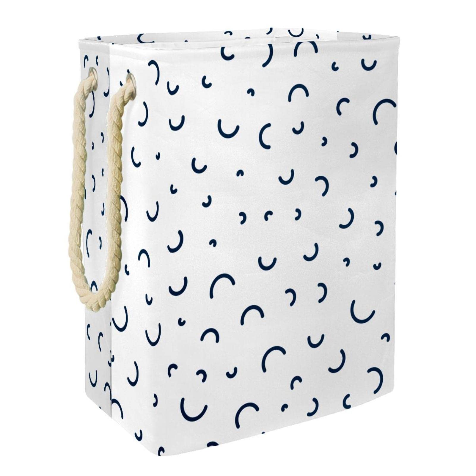 Grand panier à linge personnalisé rangement vêtements chambre Memphis