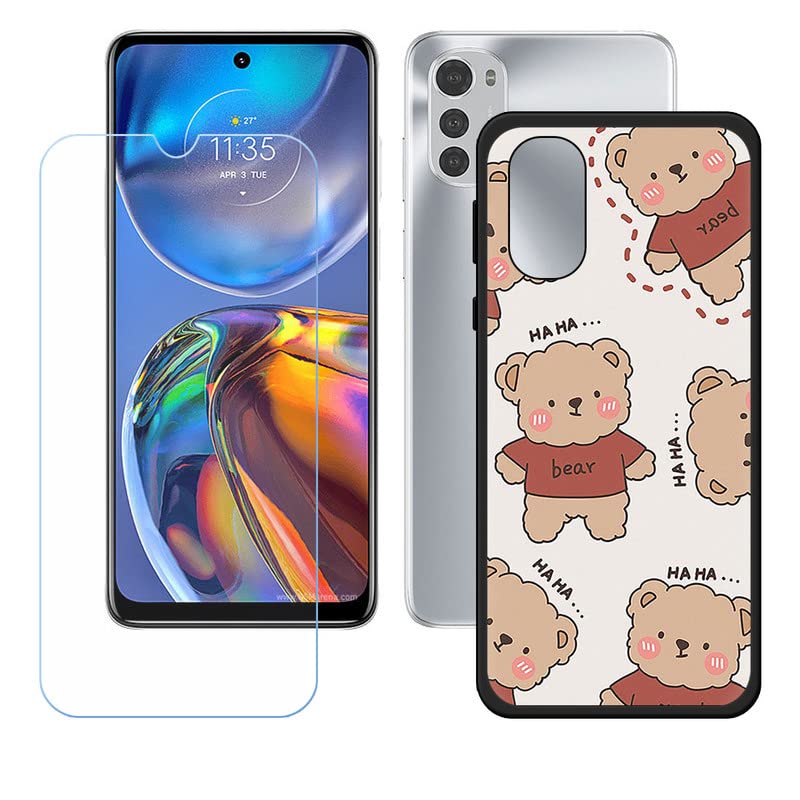 Custodia Silicone Trasparente Per Motorola Moto E32 4G | Cover Morbida TPU Con Disegni Carini E Protezione Antiurto, Modello Vari