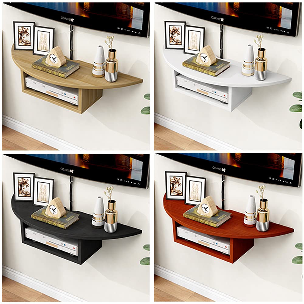 Floating TV Stand Wall Mounted Component Shelf, Media Console