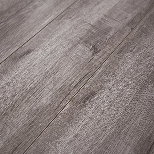 Timeless Designs Tuscany Home Heathery Grey 12mm Laminate Flooring with 2mm Foam Backing CS13022