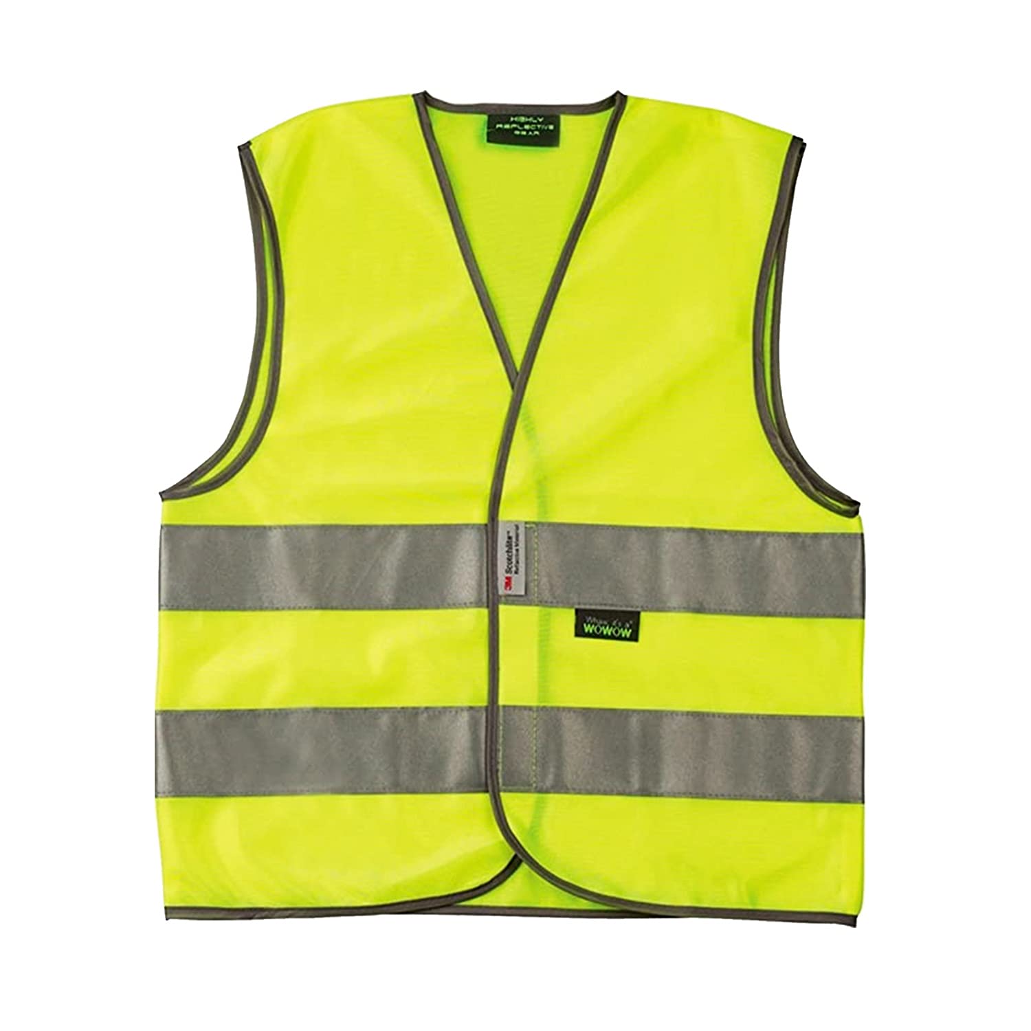 Lizzy Green Junior Kids Visibility Safety Vest Child Waist Coat Jacket Waistcoat Hi Vis Viz (7-9 Years)