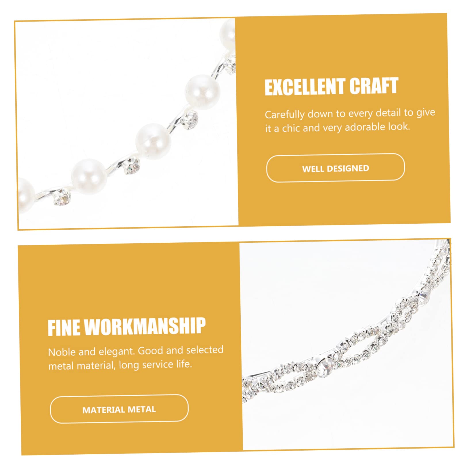 Healeved 12piezas Diademas De Cristal Flores y Perlas Tocado Para Novias De Accesorios De Moda Para Fiestas y Eventos Especiales