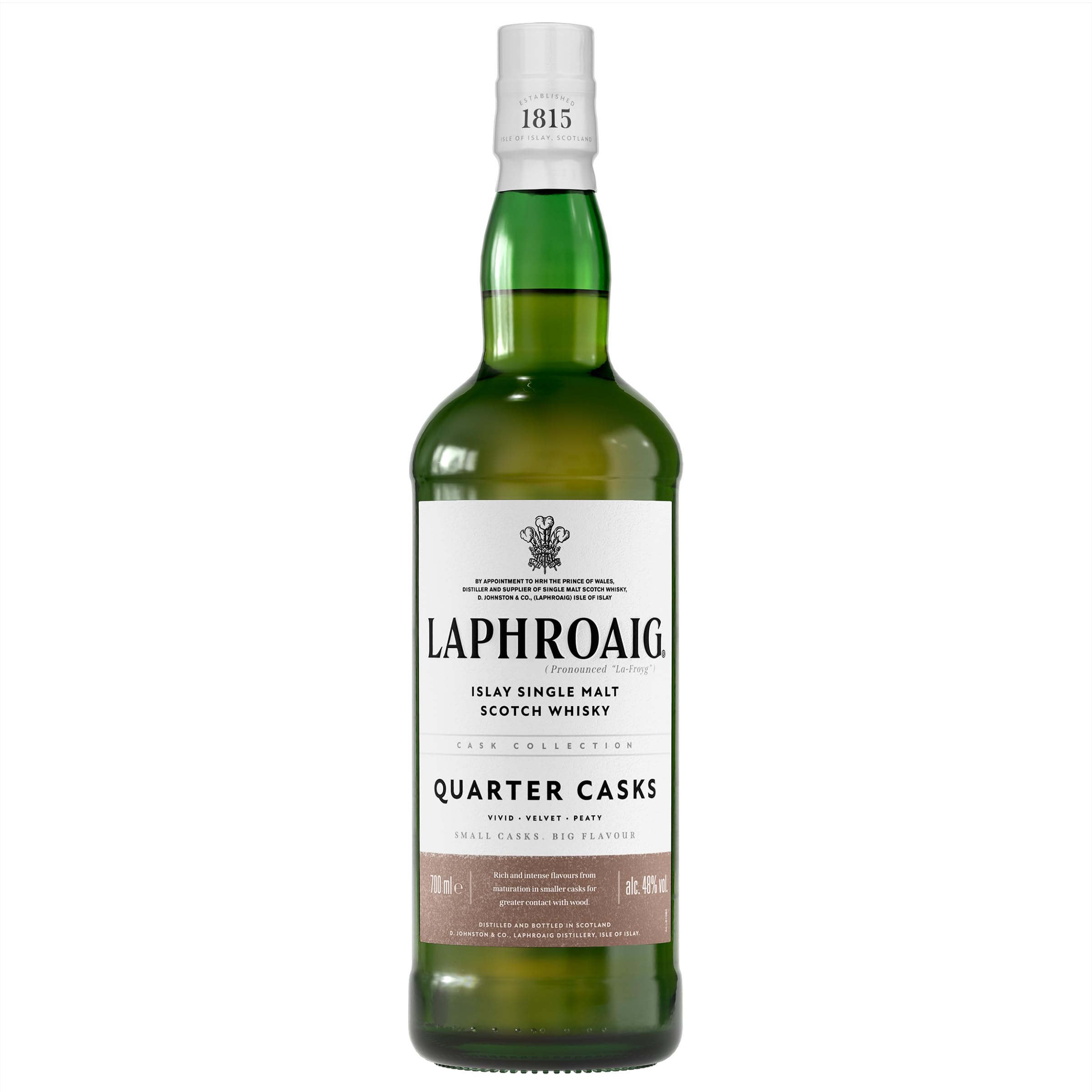 Laphroaig Quarter Cask Islay Single Malt Scotch Whisky 48% Vol 700ml