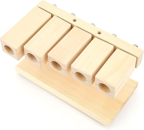 Miniatura 7 de Bloque de percusión de madera de 5 tonos, instrumentos musicales, tambor de madera, bloques de arce para música de ópera nacional