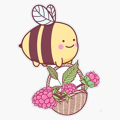 Imán de abeja feliz imán parachoques adhesivo imán flexible reutilizable magnético vinilo 5"