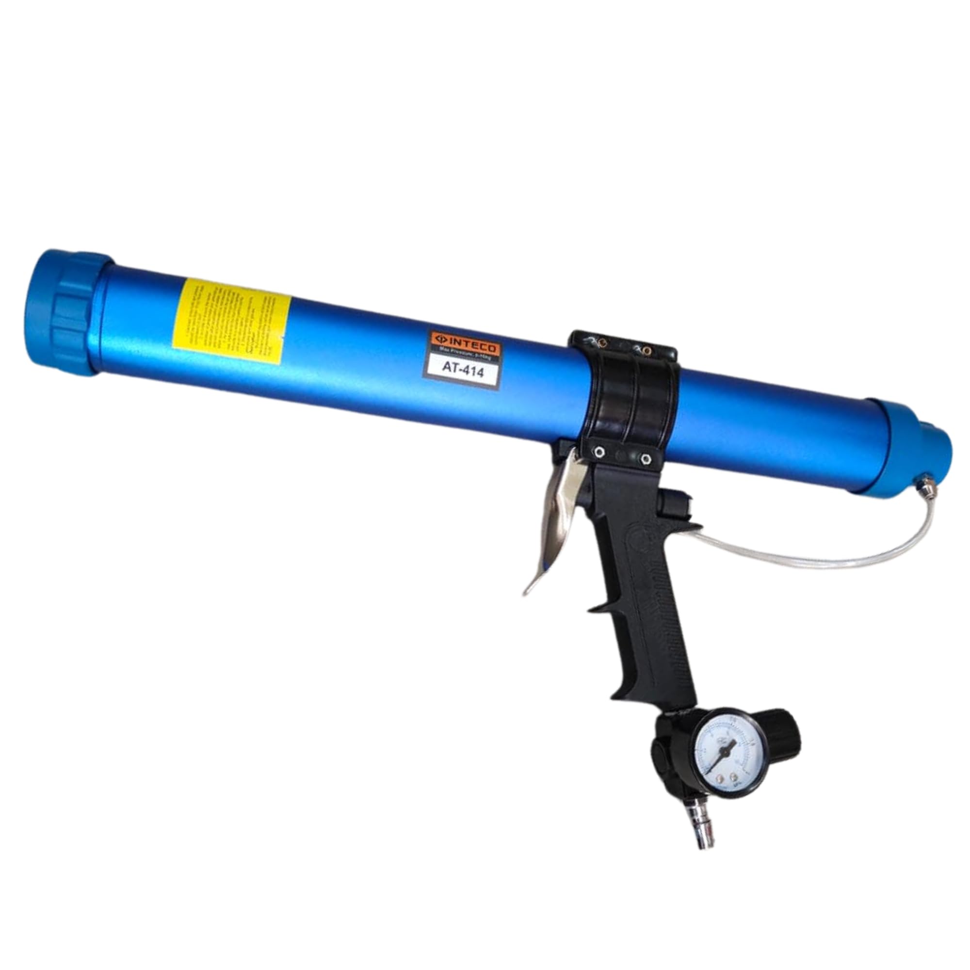 Pneumatic Air Caulking Gun with Adjustable Pressure Regulator, No-Drip Silicone Sealant Applicator, Professional Air-Powered Cartridge Gun for Walls, Windows, Bathrooms & Construction Use-image-6