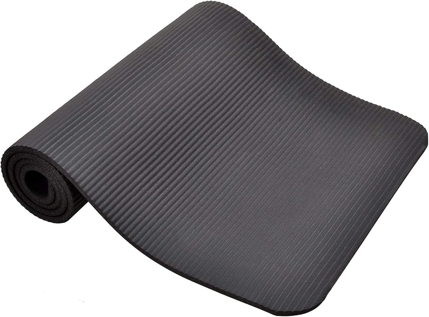 HulkFit Everyday Essentials - Esterilla de Yoga Extra Gruesa de Alta Densidad de 1/2 Pulgada con Rodillera y Correa de Transporte