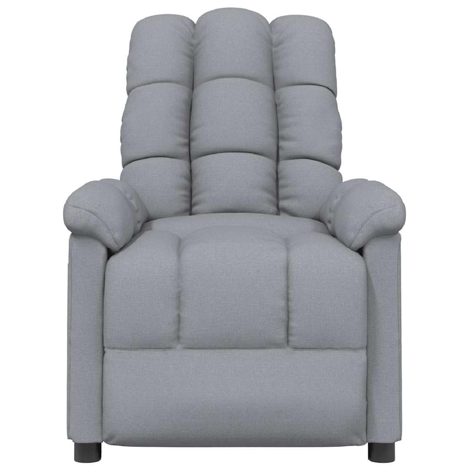 Gecheer Poltrona Massaggiante, in Tessuto Grigio Chiaro, per Relax