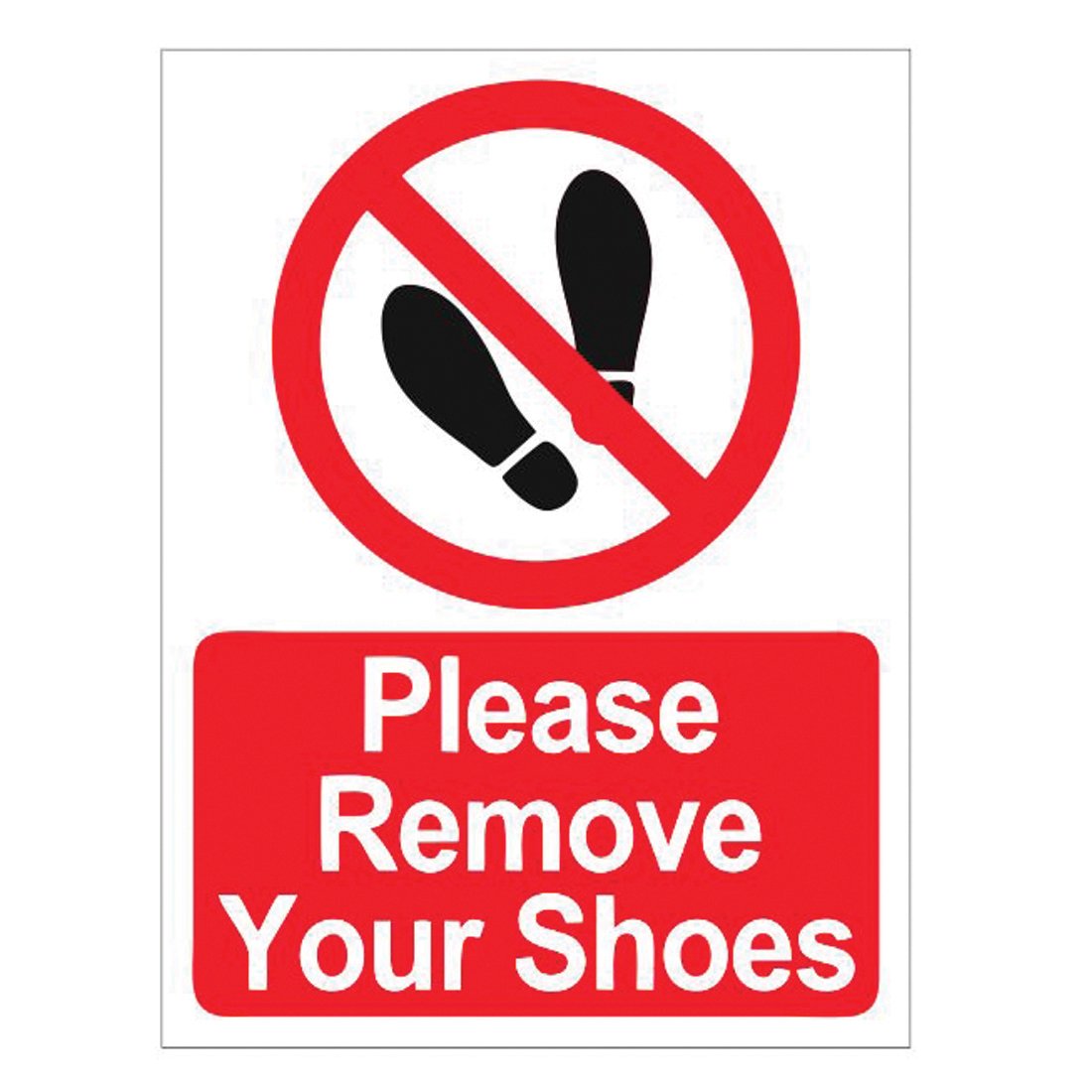 SIGN WORLD Please Remove your Shoes Sign on Foam Board (3mm) (12 X 18 Inch) (B0781GKZ99) Amazon Price History, Amazon Price Tracker