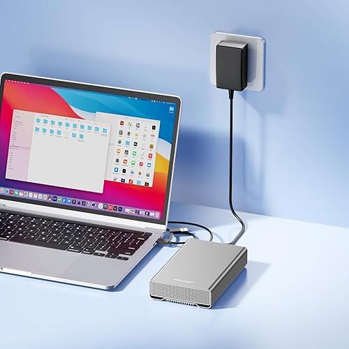 Miniatura 4 de Avolusion PRO-G2 18TB USB 3.2 Gen 2 (10Gbps) Disco duro externo USB-C para WindowsMacOS (plata)