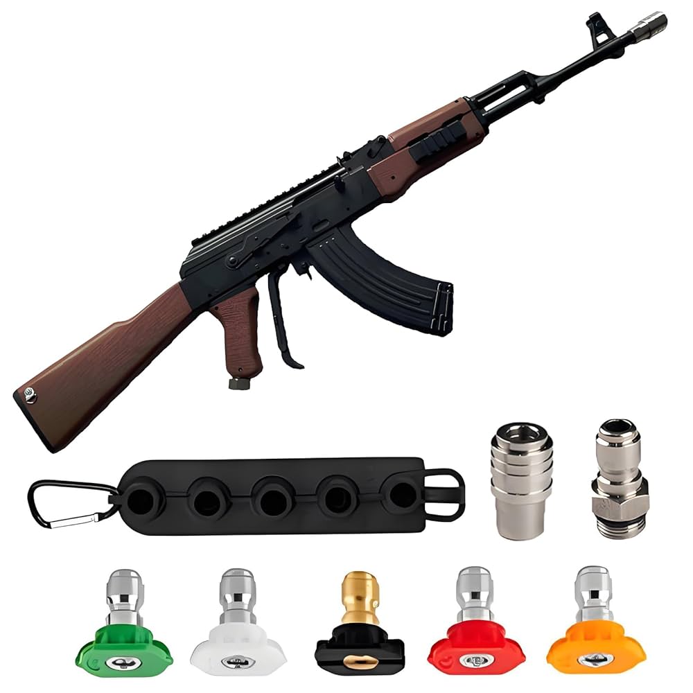 Amazon | トリガーガン 高圧洗浄機 用 洗浄 高圧ガン 3/8 インチ