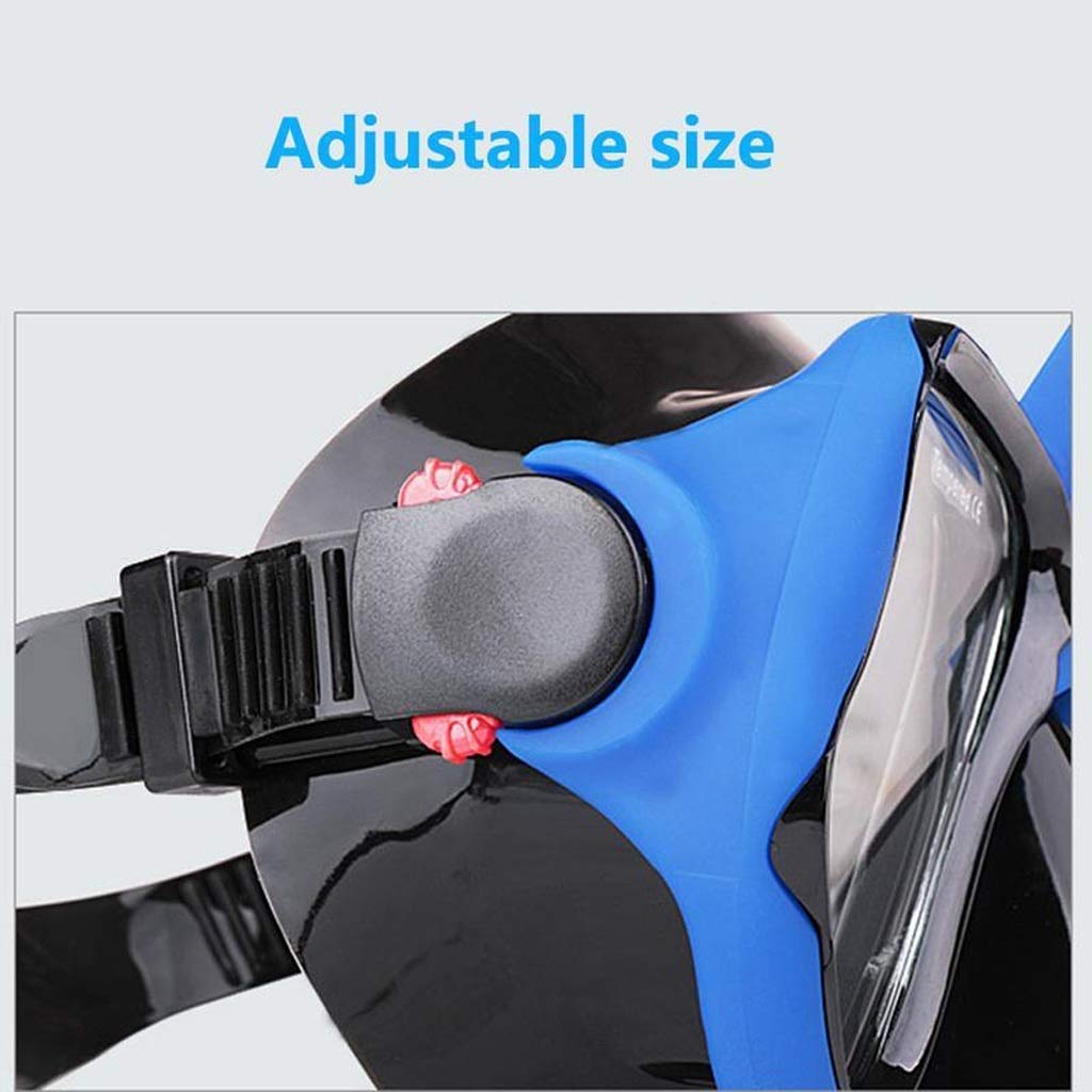 Máscara de Snorkel antivaho, Vidrio Templado panorámico Resistente a Impactos
