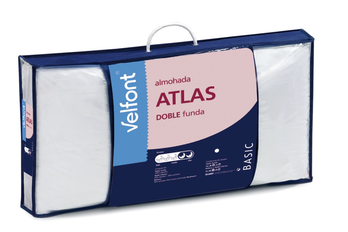 Velfont Almohada Atlas (Doble Funda) (135cm)