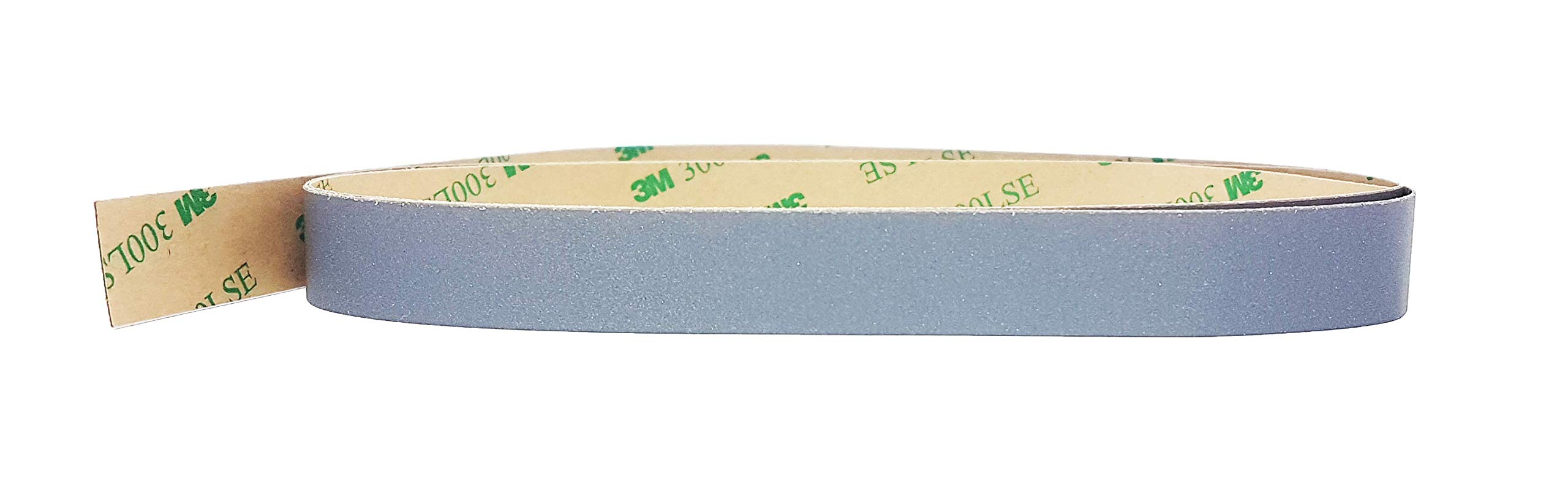 Refractive Stripe Roll in Fabric, White/Silver, 15 mm x 1 mt