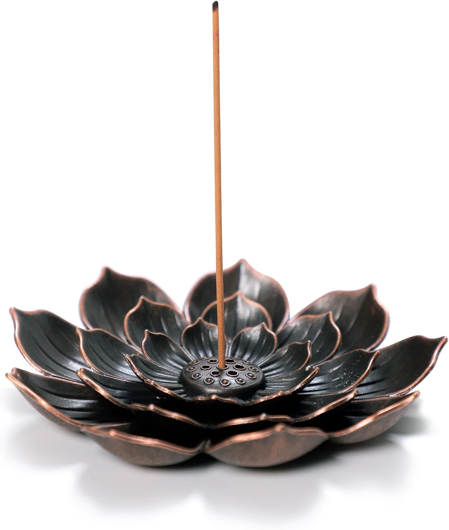 Brûleur Porte-encens En Laiton Avec Attrape-cendres - Sécurité Et Design Traditionnel Indien