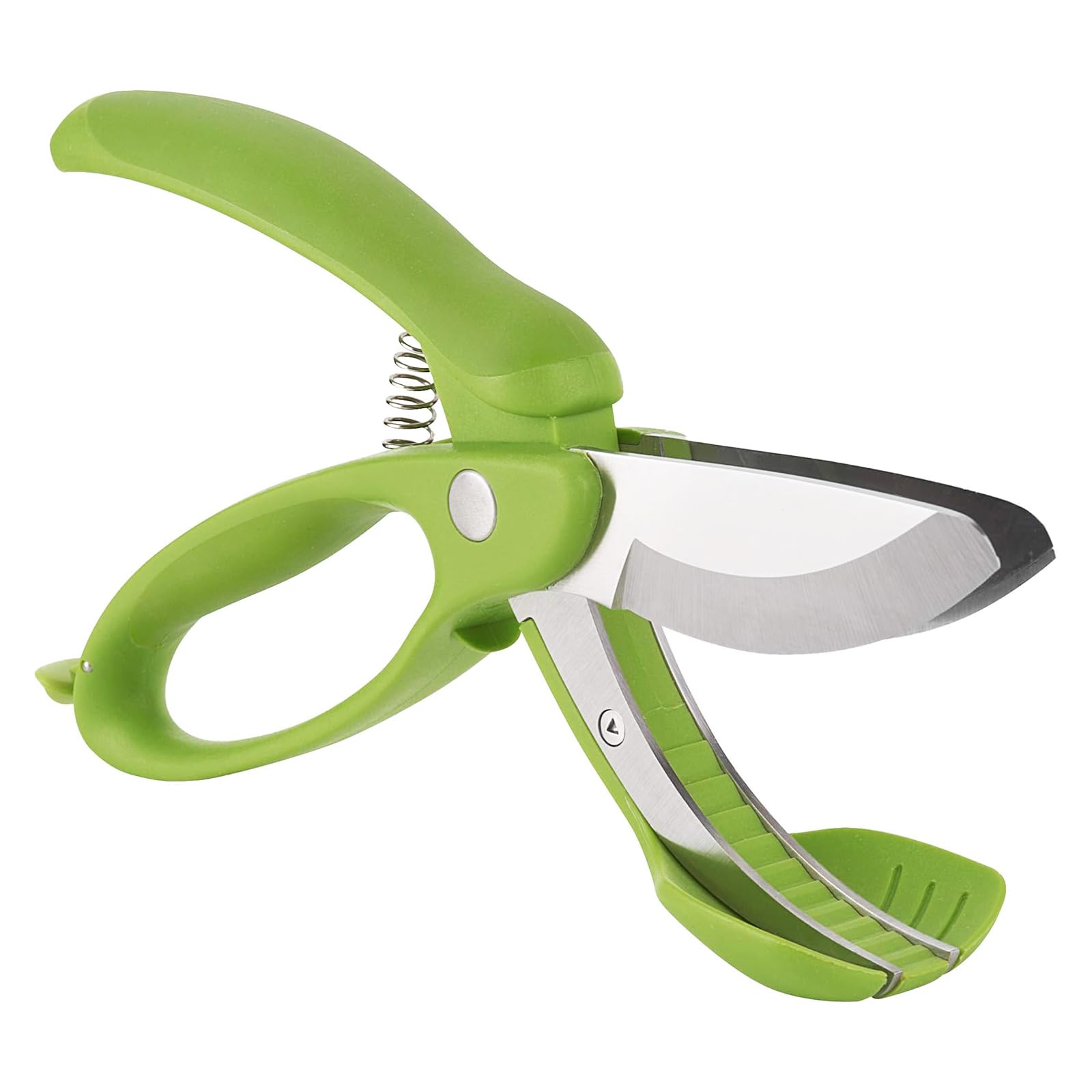Toss and Chop Salad Tongs, Stainless Steel - Multi-Function Salad Servers for Easy Tossing, Chopping, and Mixing - Durable and Ergonomic Design for Kitchen Use