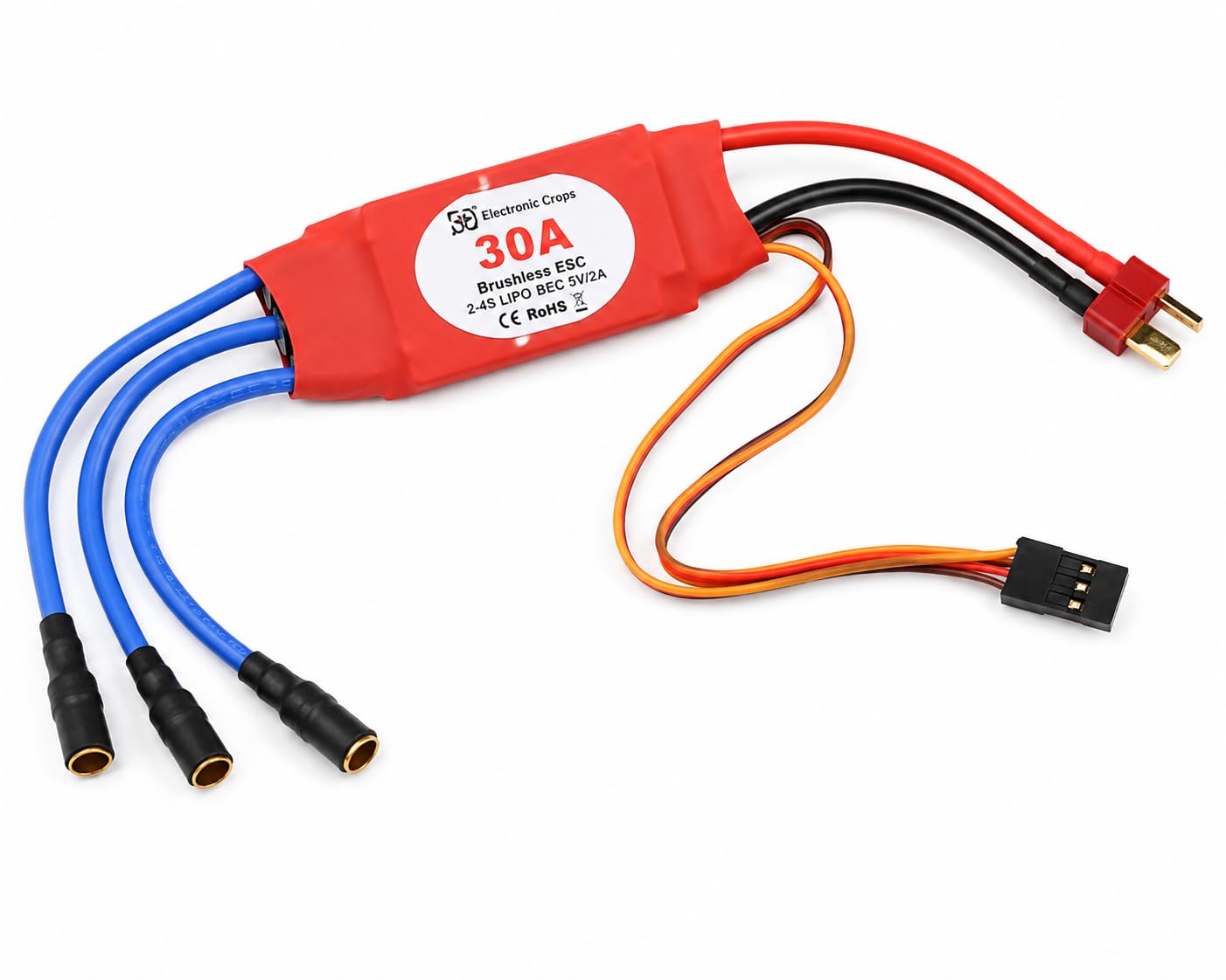 30A ESC Electronic Speed Controller for Brushless BLDC Motor, High Performance ESC for Quadcopter, Multirotor Drone, RC Airplane, RC Helicopter & DIY RC Projects-image-20