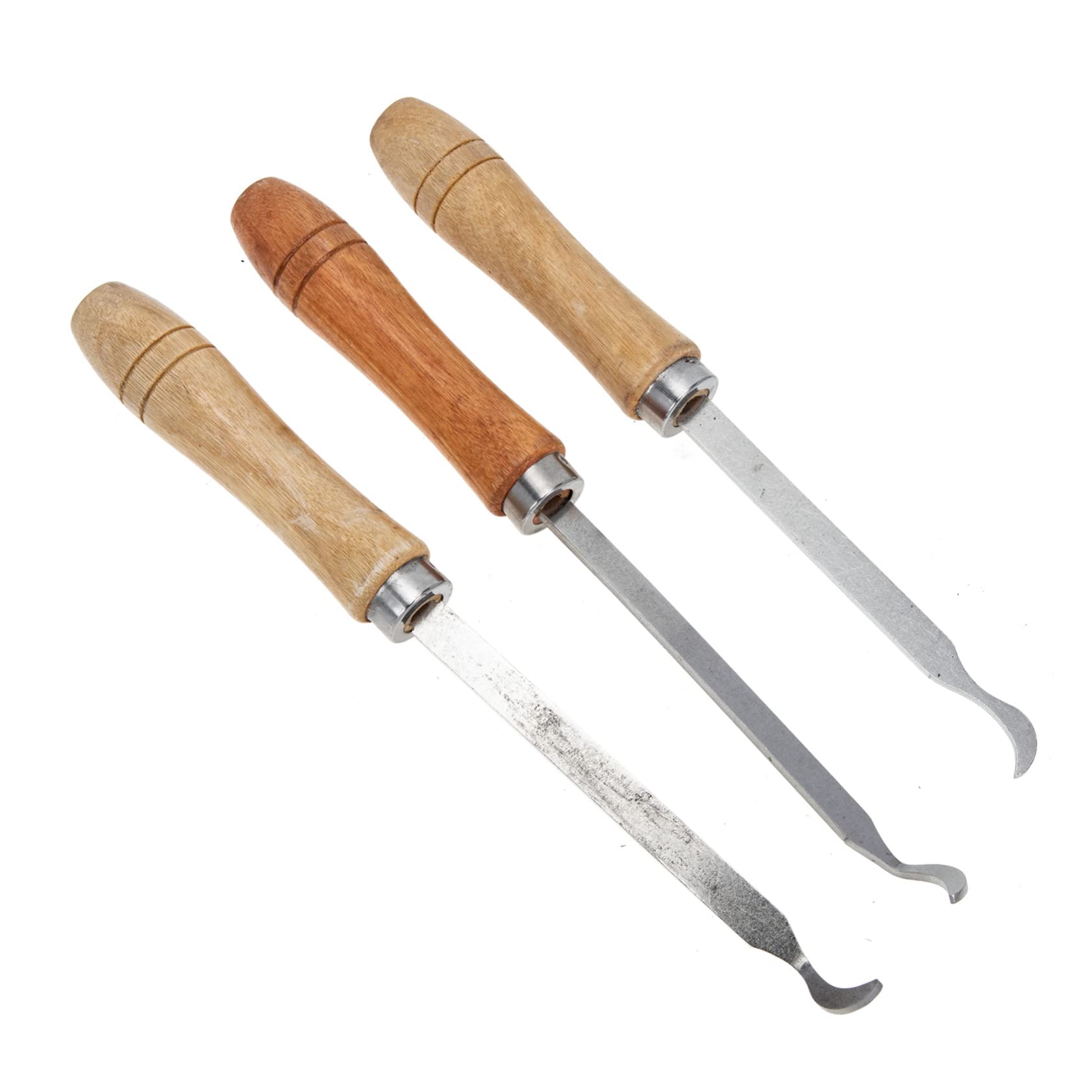 NULYLU 3pcs Stainless Steel Cleaning Scraper with Handles for Efficient Kitchen and Bathroom Cleaning Durable Tools for Dirt Removal and Surface Scrubbing