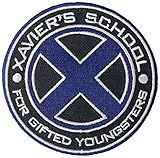 Xmen Logo Xavier's School for Gifted Youngsters Marvel IronOn Patch Applique