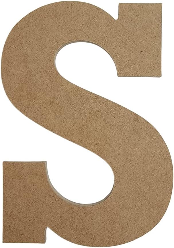 30" Wooden Craft Letter D Unfinished, Rockwell Font, Craft Cutout on 1-4" MDF
