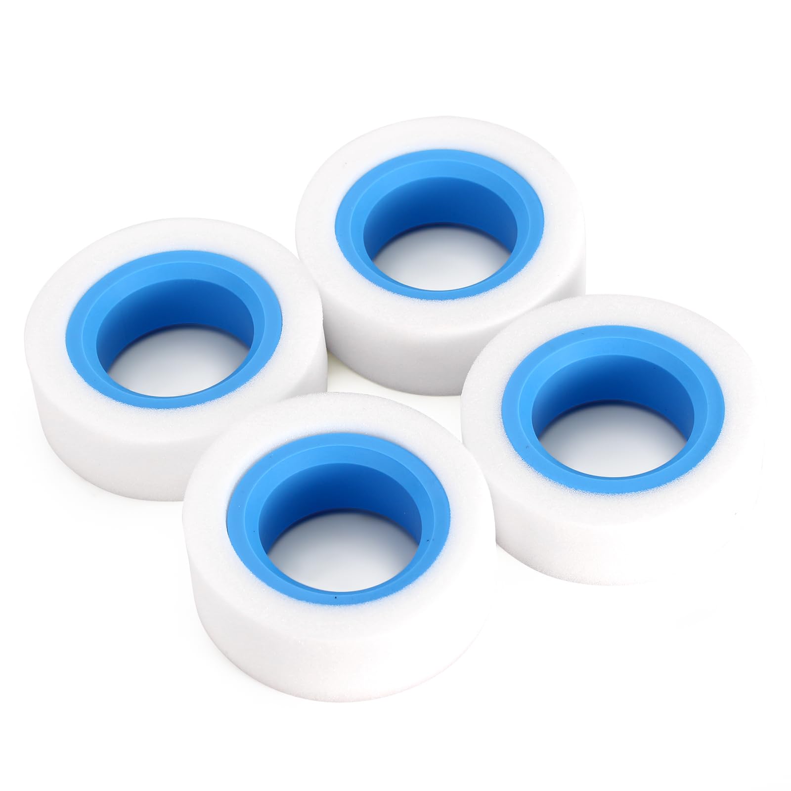 INJORA 1,9 Pouce RC Pneu Mousses 4 pièces Double Étape Doux Caoutchouc Inner/Écume Extérieur Insères pour RC Crawler Axial SCX10 90046 TRX4(114-120mm)