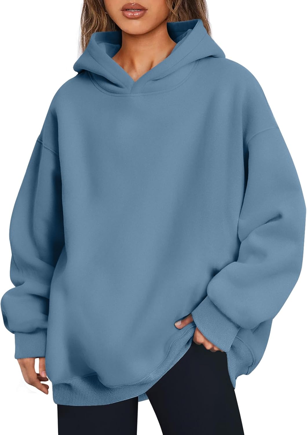 Trendy Queen Womens Oversized Hoodies Comfy Sweatshirts Fall Fashion 2025 Outfits Casual Tops Fleece Clothes with Pockets