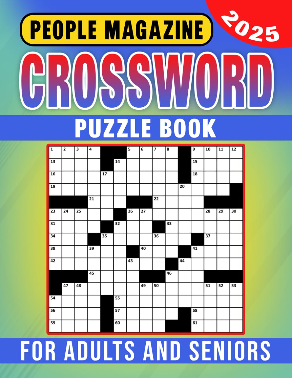 People magazine Crossword Puzzle Book: For Adults And Seniors, 100+ Puzzles With Solution