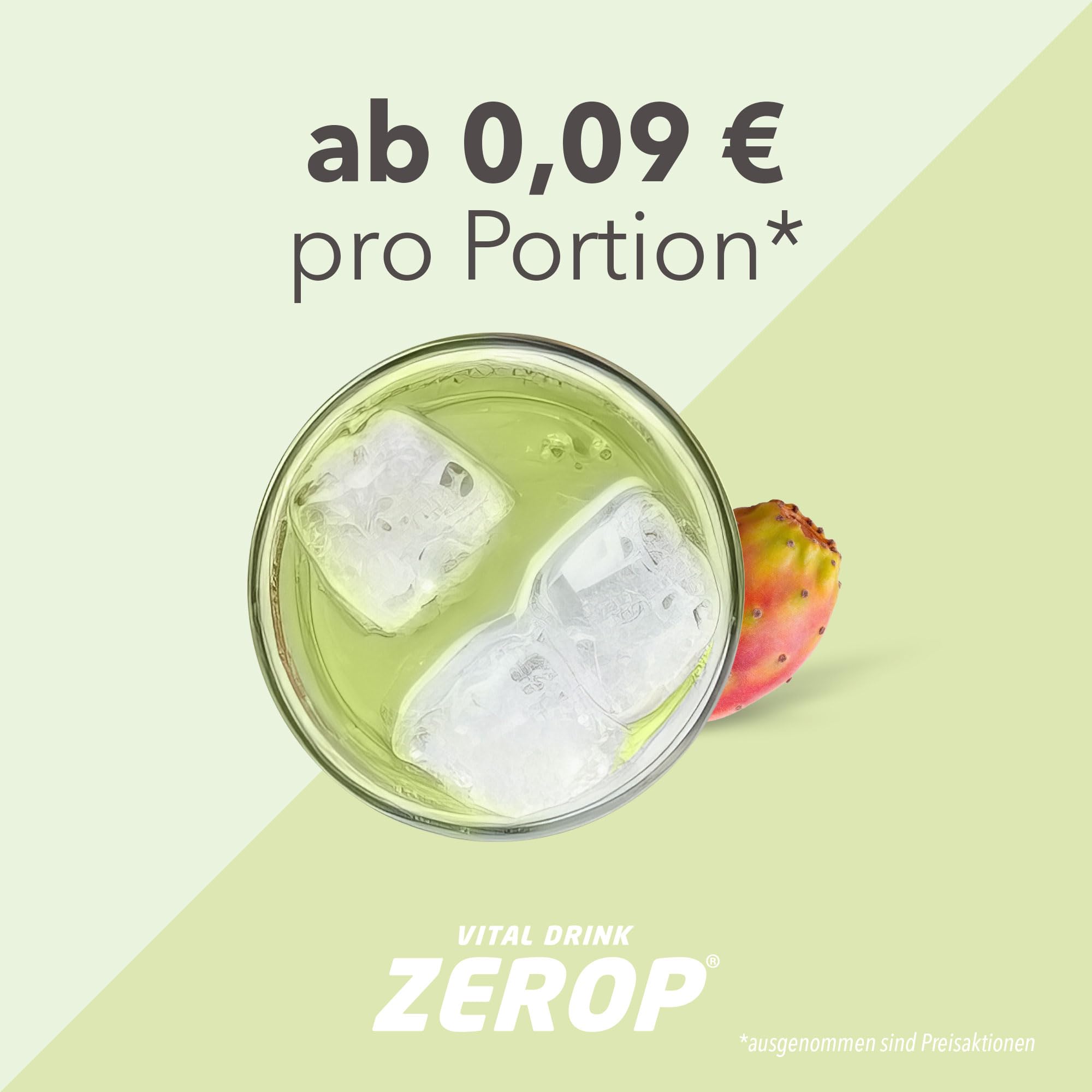 Best Body Nutrition Vital Drink ZEROP® - Prickly Pear, Sugar-Free Beverage Concentrate, 1:80 Makes 80 Litres of Ready-To-Drink, 1000 ml