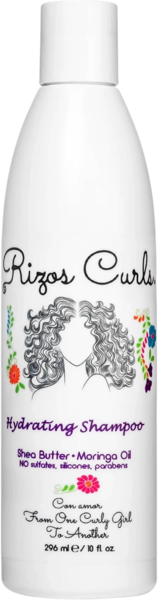 Hydrating Shampoo, Gently Cleanse, Deeply Moisturizes & Nourishes Scalp, Soft & Healthy Hair from Shea Butter & Moringa Oil, For All Hair Types 1a - 4c, 10 oz