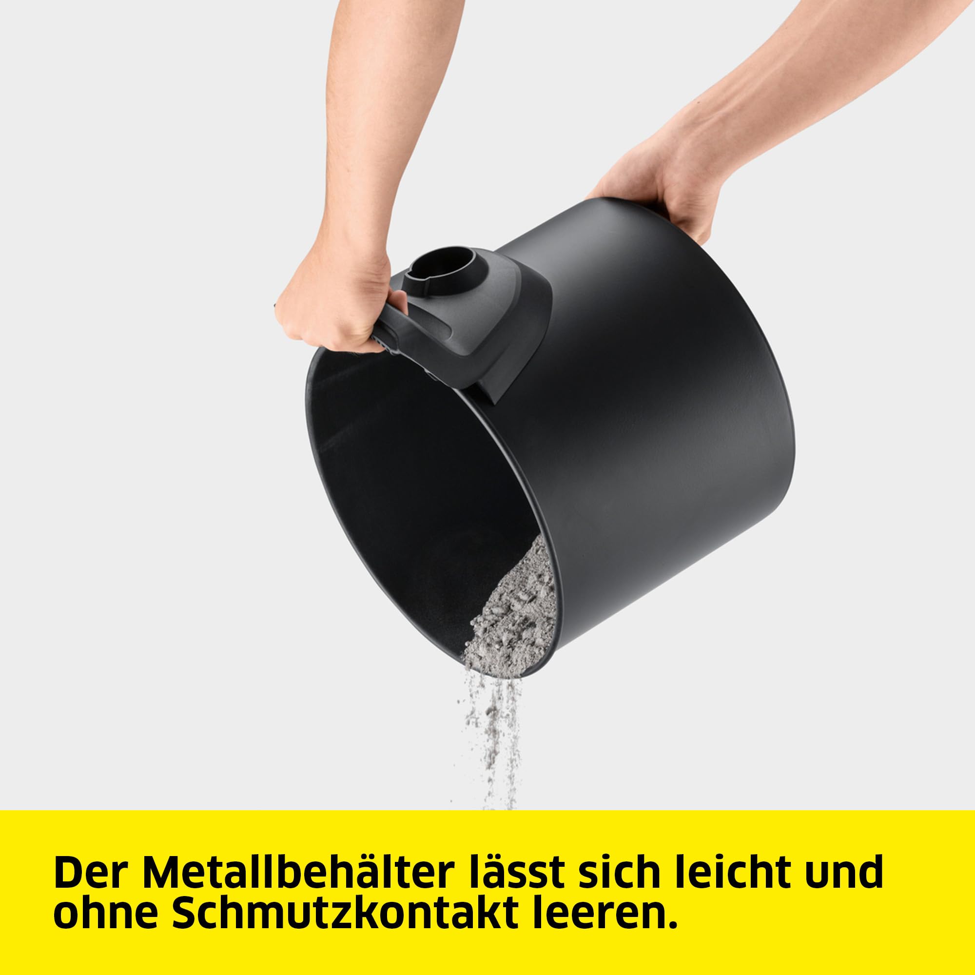 KÄRCHER AD 2 Aschesauger und Trockensauger perfekt für die Kaminreinigung und Pelletofen Reinigung (mit Filterreinigung, 14-Liter-Metallbehälter, ohne Schmutzkontakt), (L x B x H) 345 x 330 x 440 mm