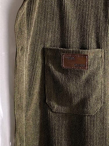 Image of Comdecevis Men's Corduroy Shirt Long Sleeve Shacket