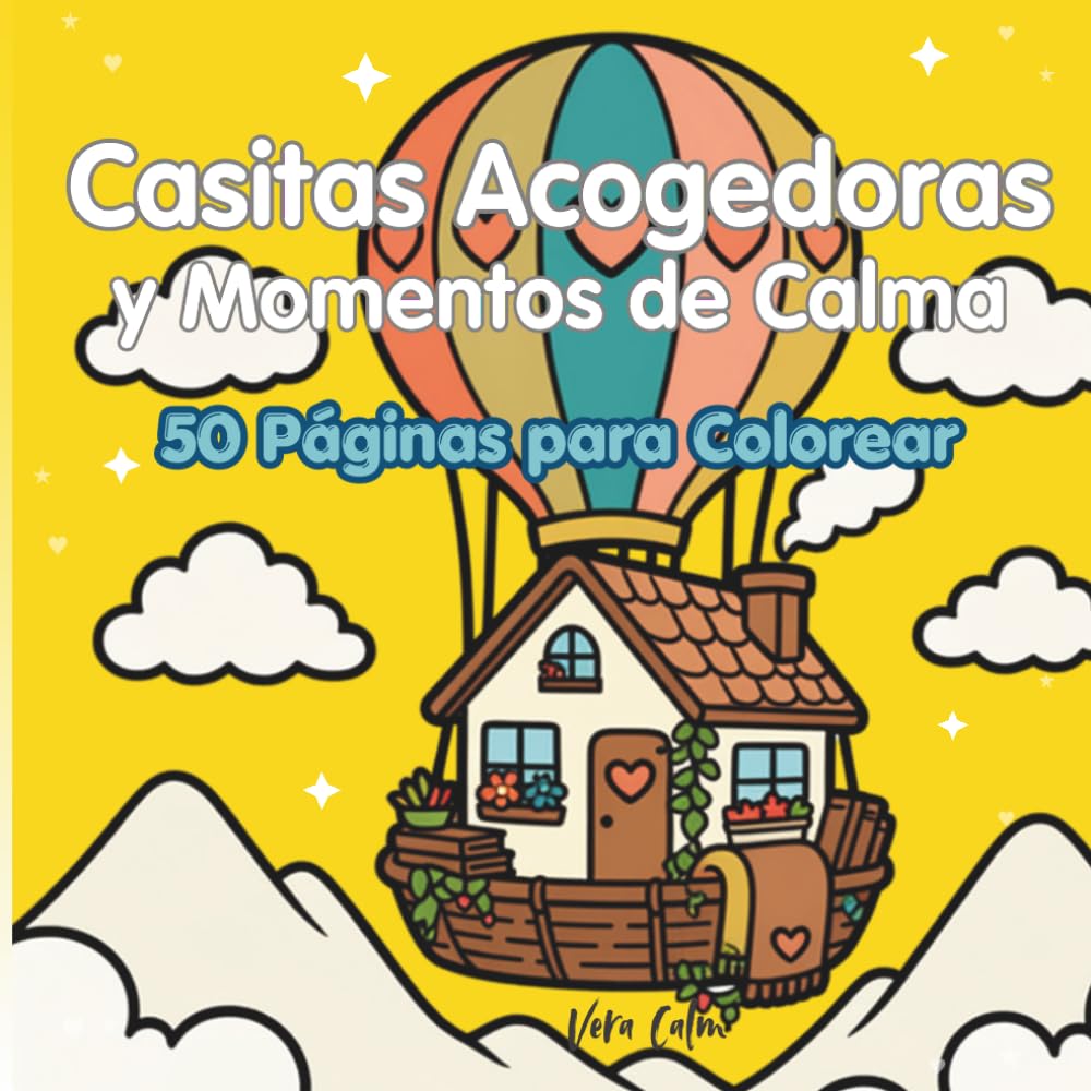 Casitas Acogedoras y Momentos de Calma: 50 Páginas para Colorear (Quiet Moments Coloring Books)