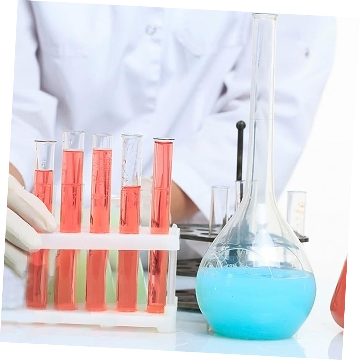 20 Provette in Trasparente Provette Di Conservazione Fiale Di Esperimenti Scientifici Da 25 Ml Riutilizzabili E Sicure