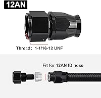 Vista 12 de EVIL ENERGY 6AN PTFE Manguera de extremo recto en color negro para manguera PTFE únicamente