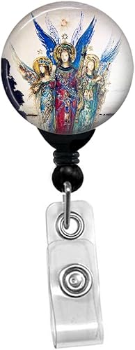 Gustave Moreauvoces de tardeÁngeles cantandoBadge ReelID Nombre Tag Custom retráctil Badge Holder