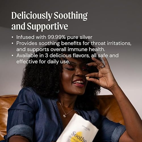 Miniatura 4 de Ameo Life Gotas líquidas de plata coloidal de 150 mcg con sabor a miel y limón, suplemento de apoyo inmunológico de 100 unidades, alternativa